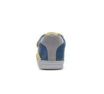 D.D.Step pantofi baieti cu scai 31-36 Bermuda Blue cu galben
