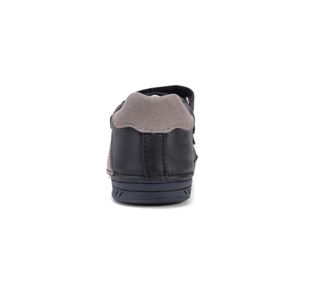D.D.Step pantofi baieti cu scai 31-36 Black cu maro