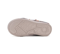 D.D.Step pantofi baieti cu scai 25-30 Chocolate cu galben