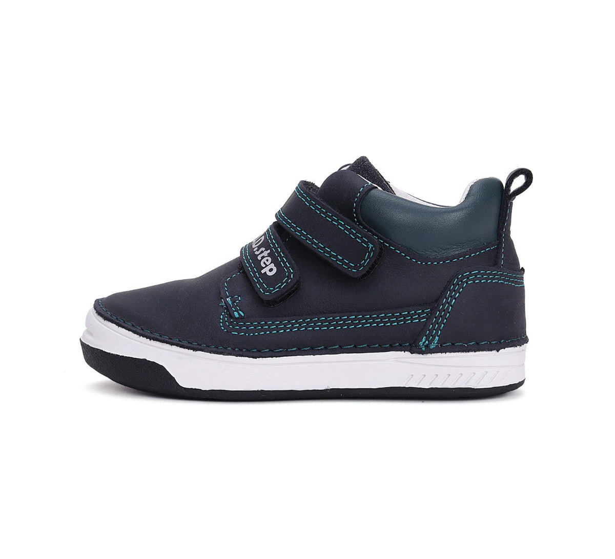 D.D.Step pantofi baieti cu scai Black simplu