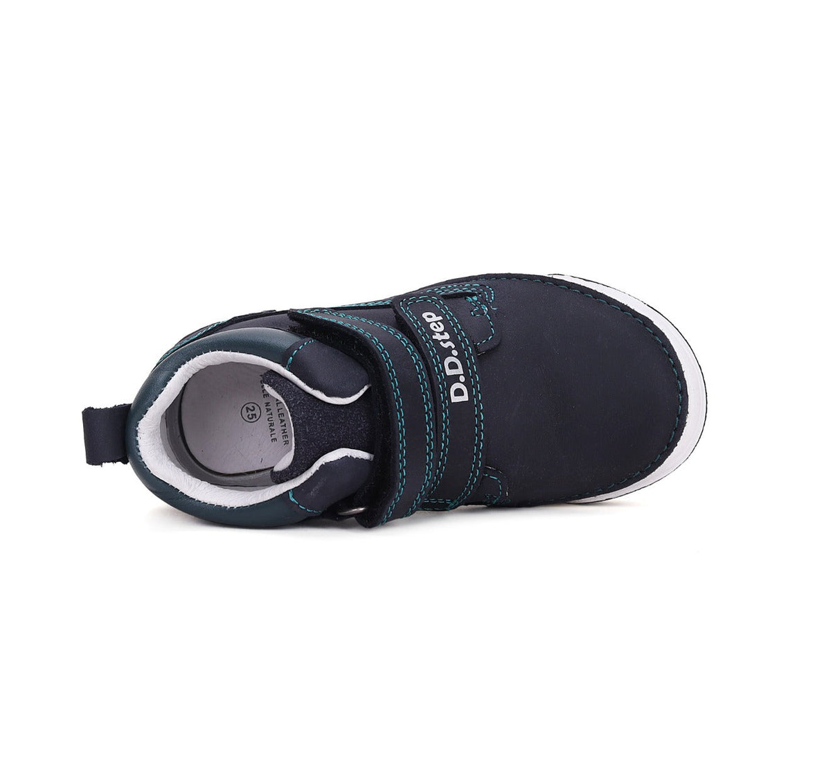 D.D.Step pantofi baieti cu scai Black simplu