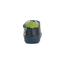 D.D.Step pantofi baieti cu talpa fluorescenta 20-25 Bemuda Blue cu avion