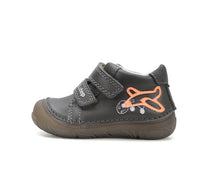 D.D.Step pantofi baieti cu talpa fluorescenta 20-25 Khaki cu avion