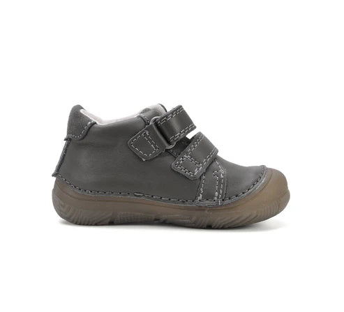 D.D.Step pantofi baieti cu talpa fluorescenta 20-25 Khaki cu avion
