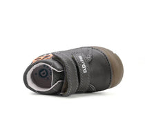 D.D.Step pantofi baieti cu talpa fluorescenta 20-25 Khaki cu avion