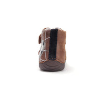 D.D.Step pantofi baieti cu talpa fluorescenta 25-30 Chocolate cu minge