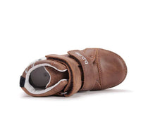 D.D.Step pantofi baieti cu talpa fluorescenta 25-30 Chocolate cu minge