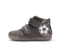 D.D.Step pantofi baieti cu talpa fluorescenta 25-30 Khaki cu minge