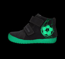 D.D.Step pantofi baieti cu talpa fluorescenta 25-30 Khaki cu minge