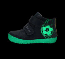 D.D.Step pantofi baieti cu talpa fluorescenta 25-30 Royal Blue cu minge