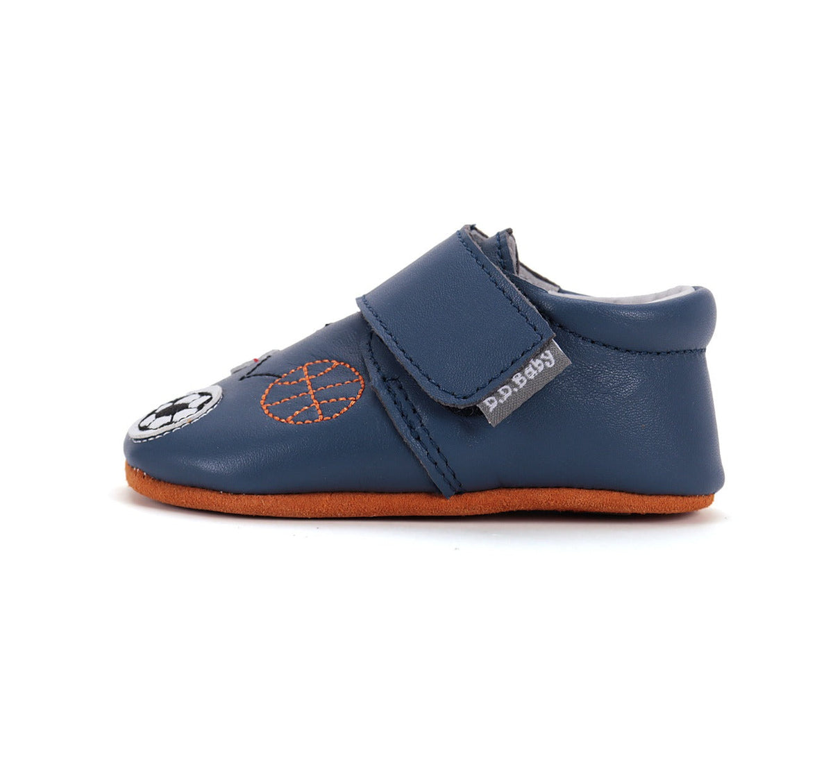 D.D.Step pantofi baieti cu talpa moale 18-23 Bermuda Blue cu mingi