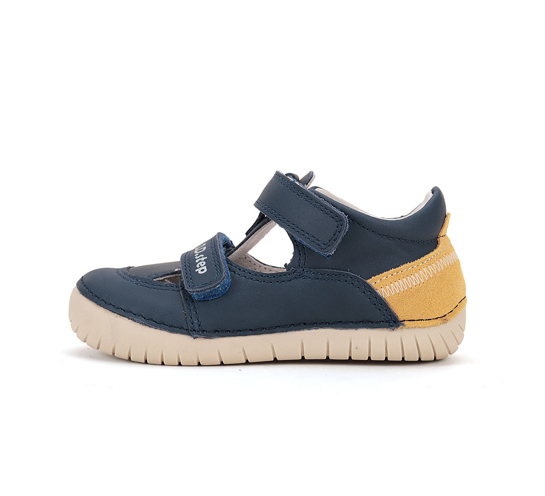 D.D.Step pantofi baieti decupati 26-31 Bermuda Blue