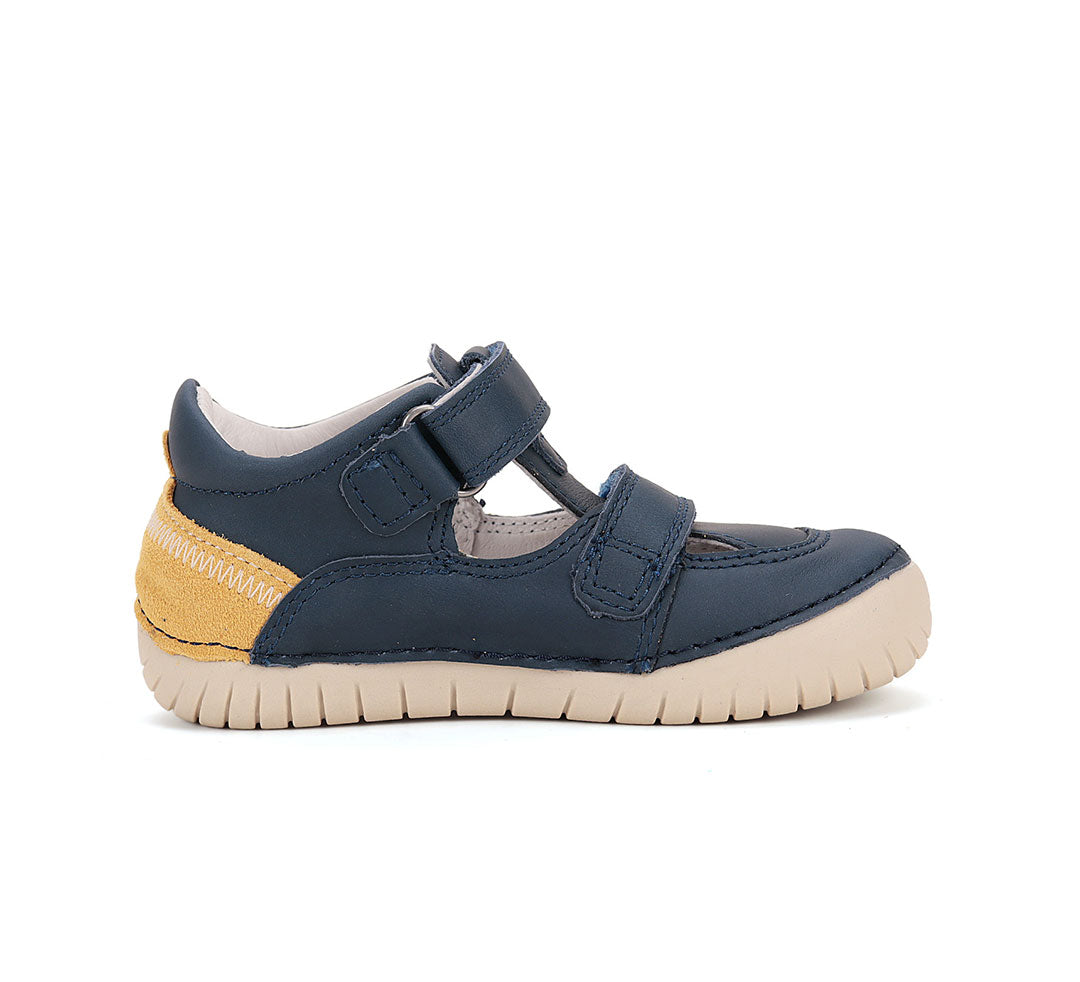 D.D.Step pantofi baieti decupati 26-31 Bermuda Blue