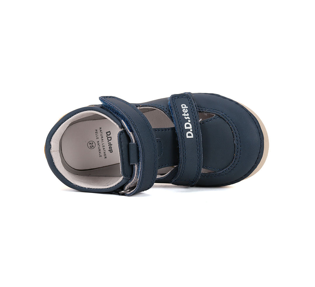 D.D.Step pantofi baieti decupati 26-31 Bermuda Blue