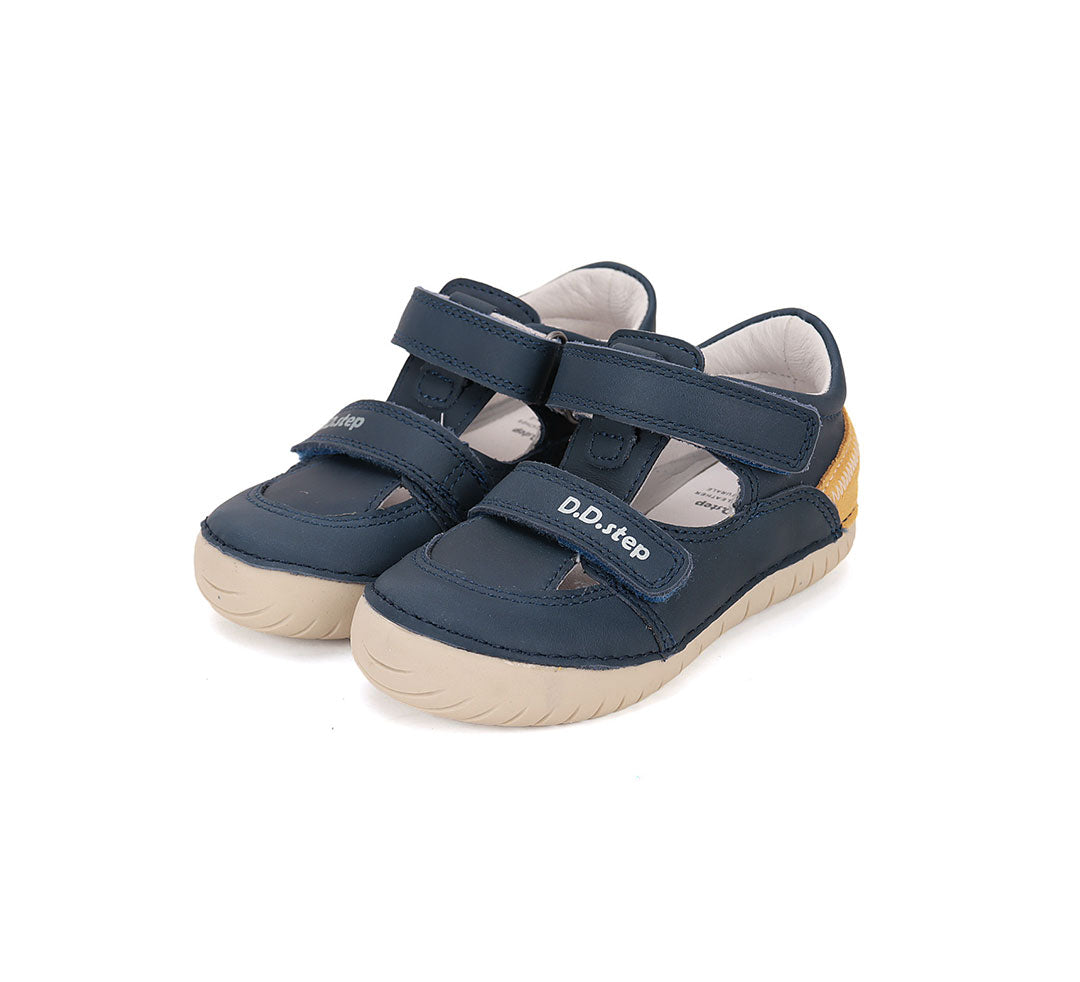 D.D.Step pantofi baieti decupati 26-31 Bermuda Blue Imagine principală a produsului