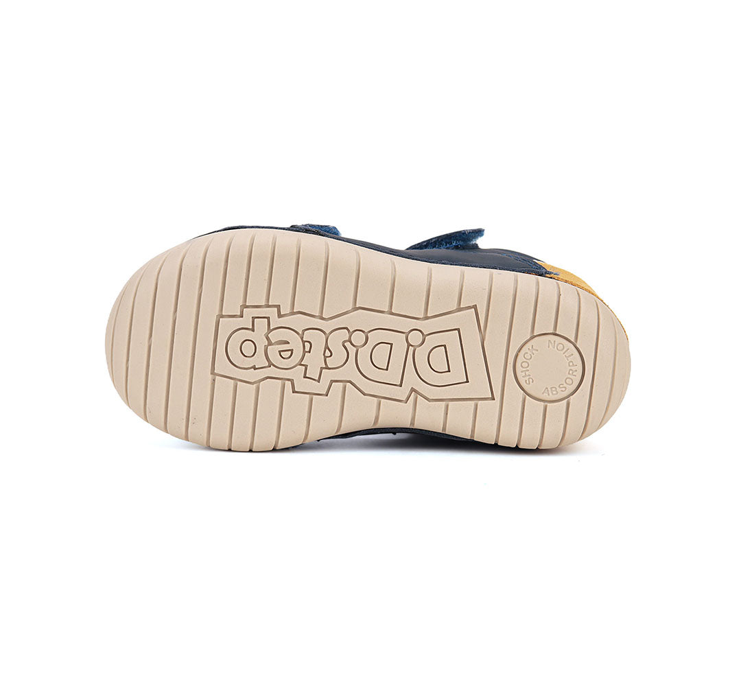 D.D.Step pantofi baieti decupati 26-31 Bermuda Blue