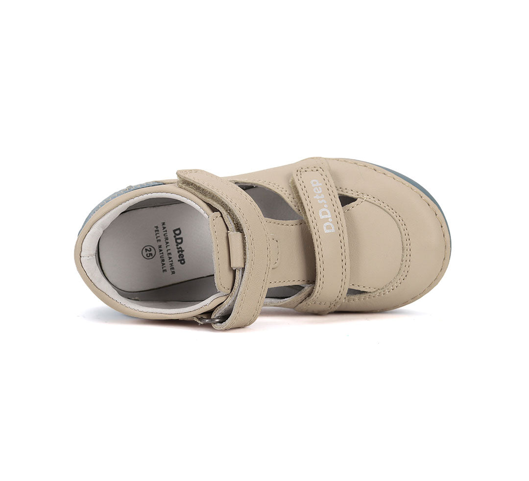 D.D.Step pantofi baieti decupati 26-31 Cream