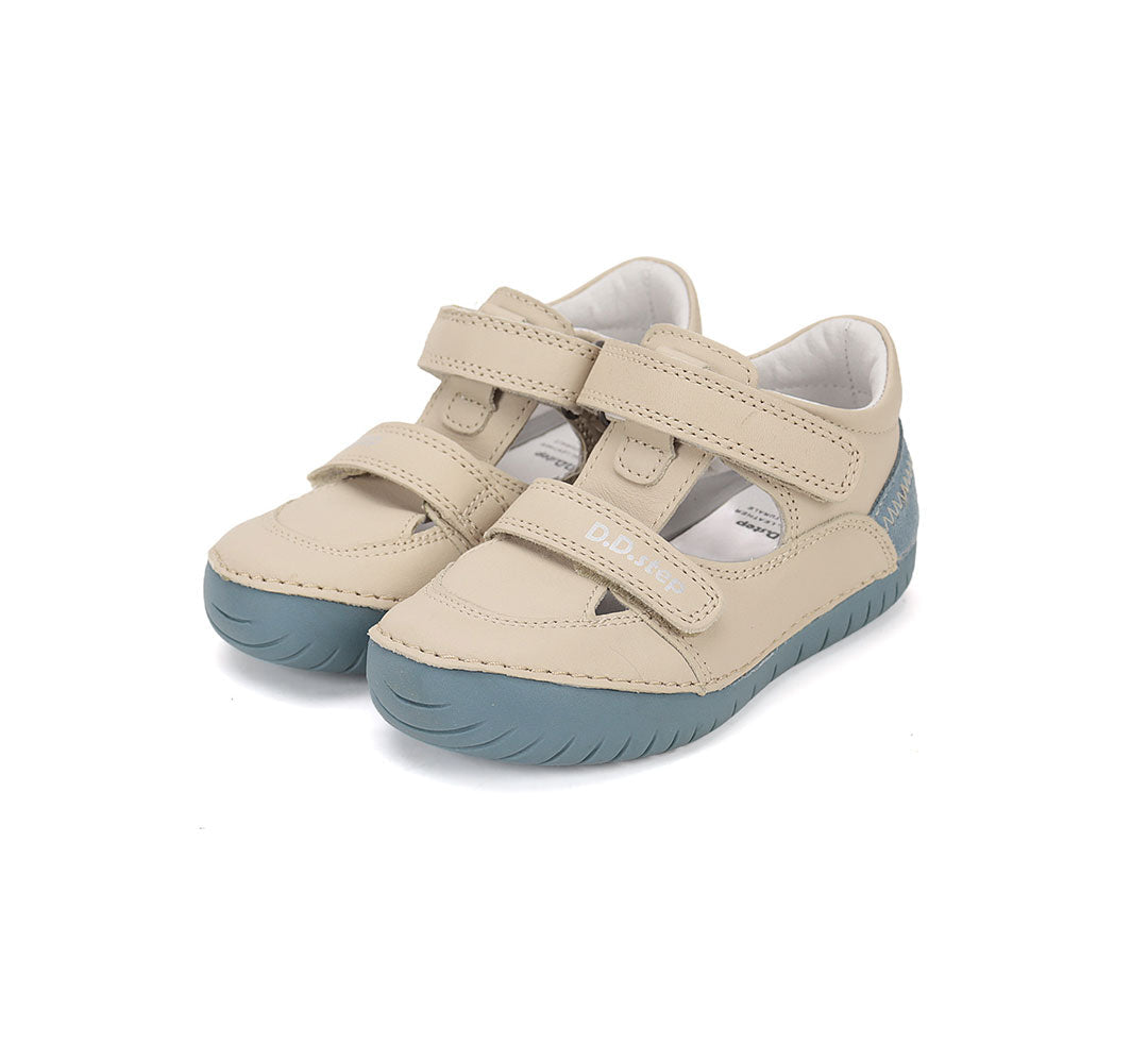 D.D.Step pantofi baieti decupati 26-31 Cream Imagine principală a produsului