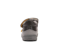 D.D.Step pantofi baieti decupati Barefoot 20-25 Grey cu portocaliu