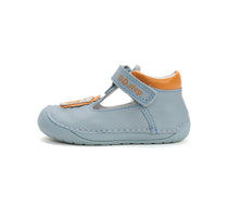 D.D.Step pantofi baieti decupati Barefoot 20-25 Oceanic cu arici