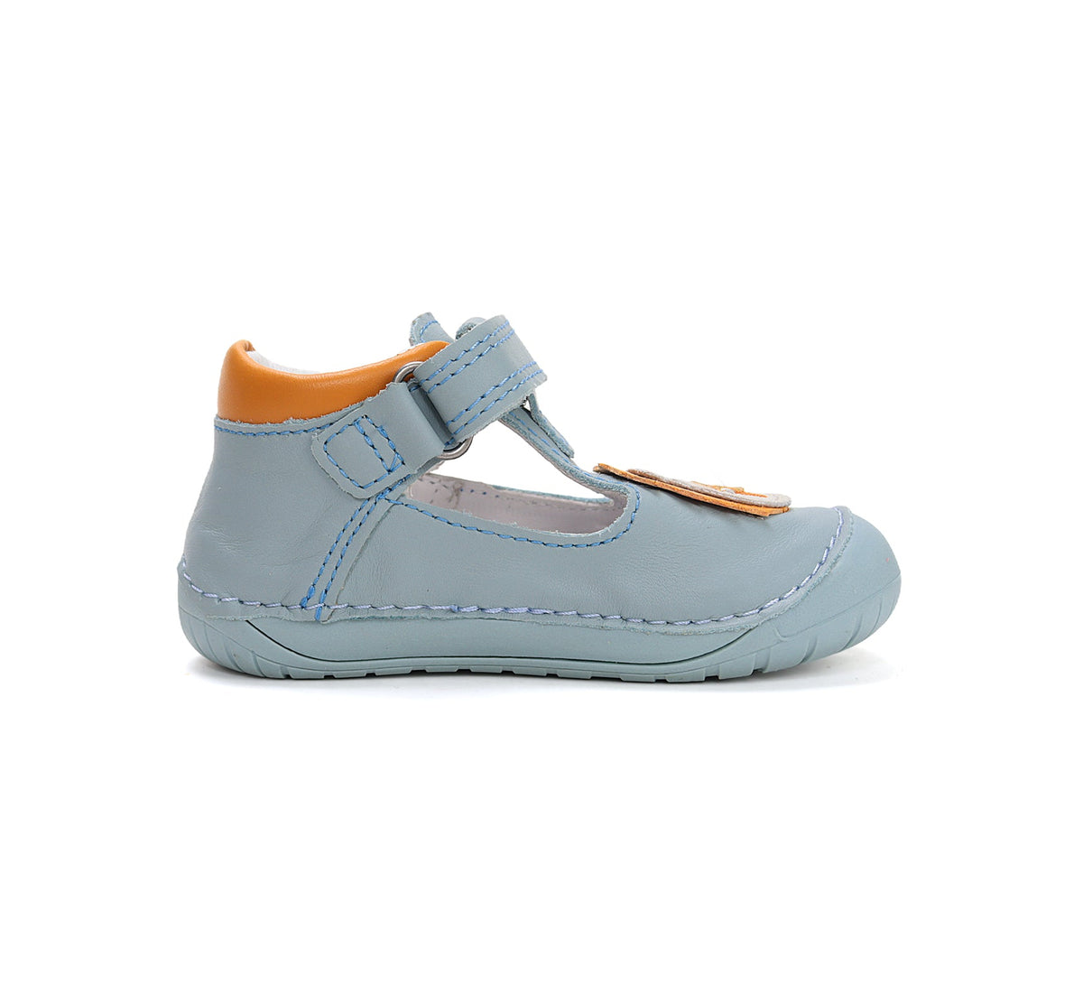 D.D.Step pantofi baieti decupati Barefoot 20-25 Oceanic cu arici