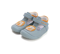 D.D.Step pantofi baieti decupati Barefoot 20-25 Oceanic cu arici