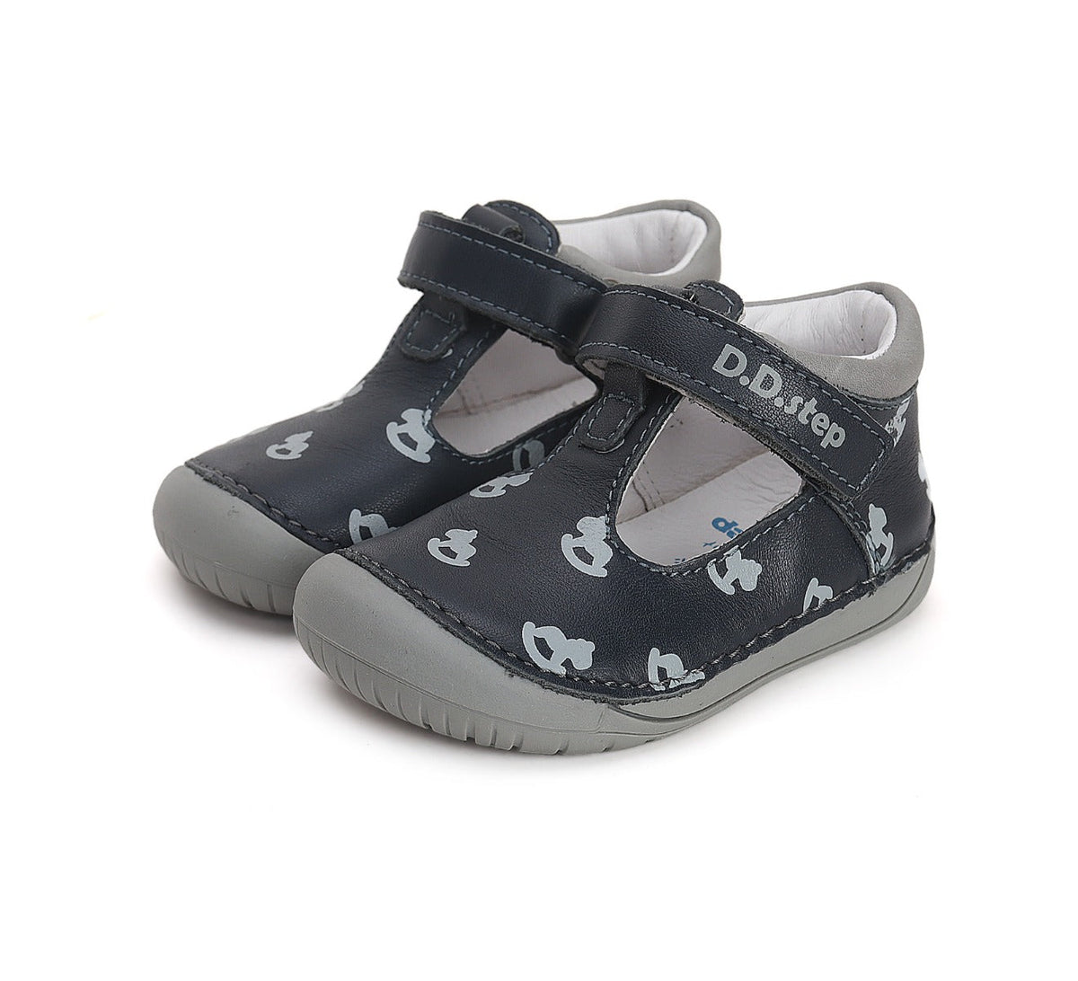 D.D.Step pantofi baieti decupati Barefoot 20-25, Royal Blue Imagine principală a produsului