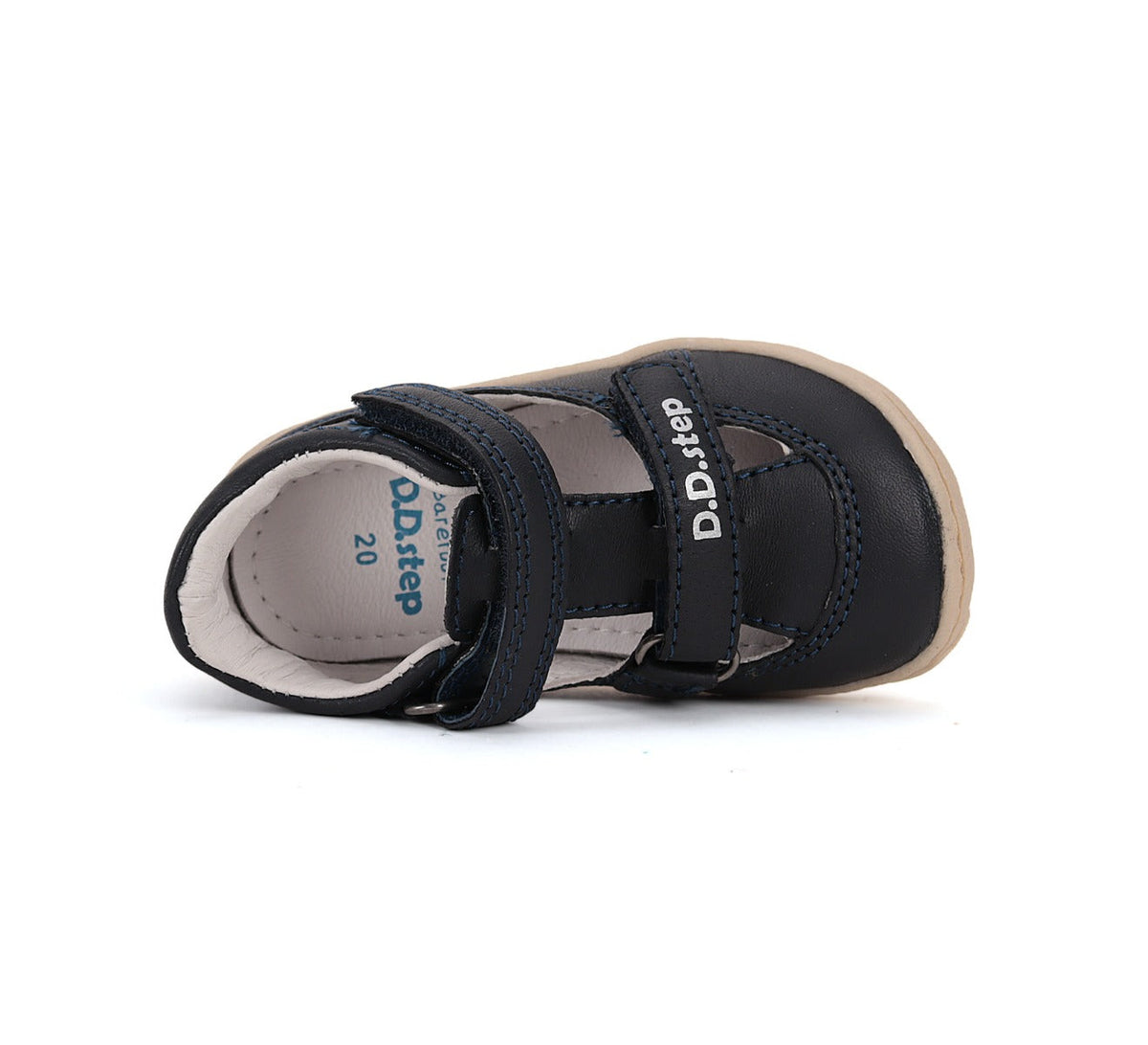 D.D.Step pantofi baieti decupati Barefoot 26-31 Royal Blue