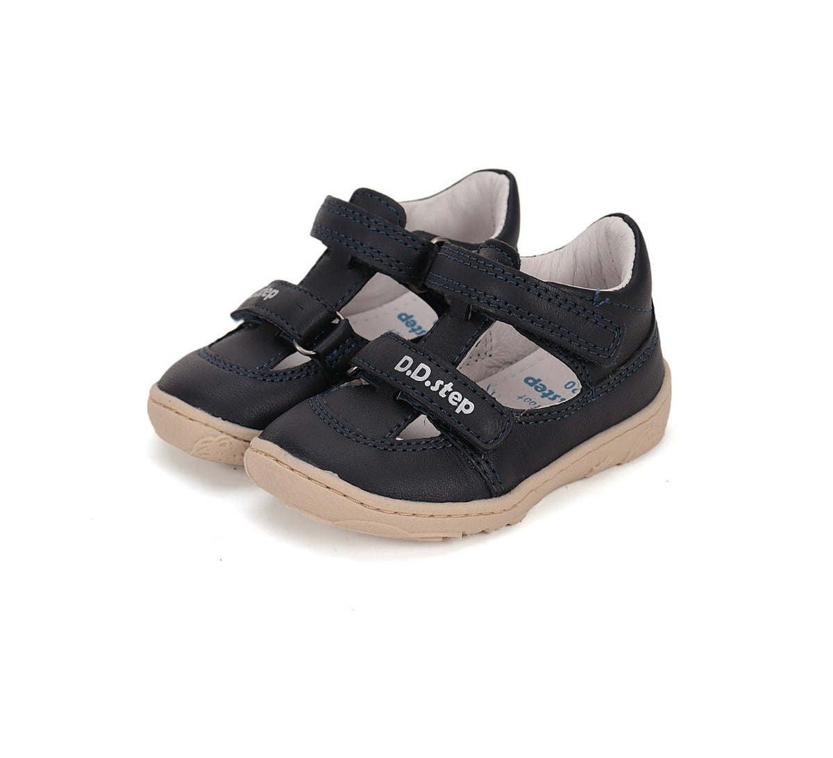 D.D.Step pantofi baieti decupati Barefoot 26-31 Royal Blue
