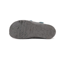 D.D.Step pantofi baieti decupati Barefoot 20-25 Sky Blue cu albastru