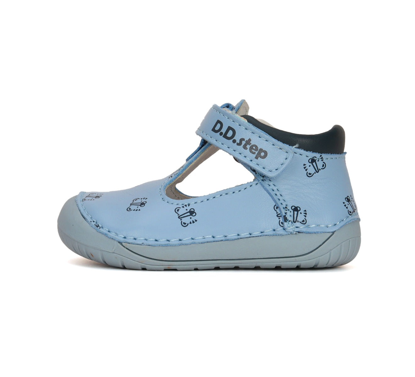 D.D.Step pantofi baieti decupati Barefoot 20-25, Sky Blue Imagine secundară a produsului