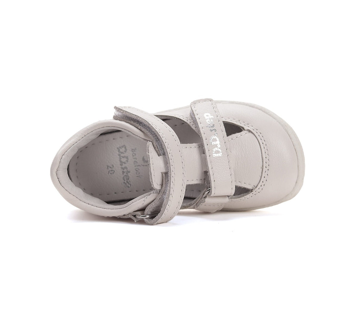 D.D.Step pantofi baieti decupati Barefoot 26-31 White