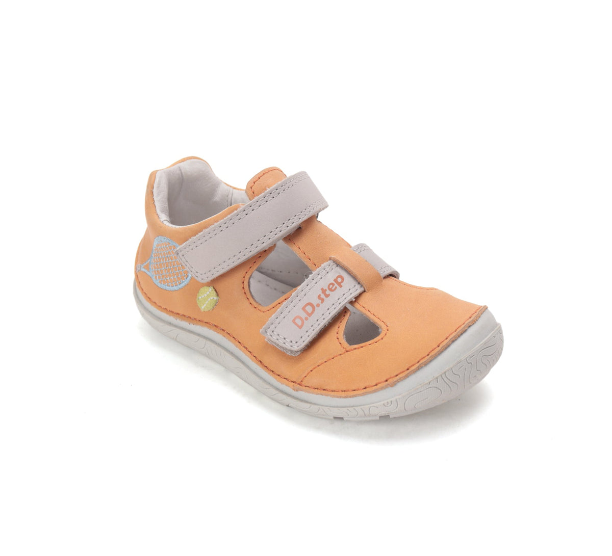D.D.Step pantofi baieti decupati Barefoot 22-33 Orange tenis