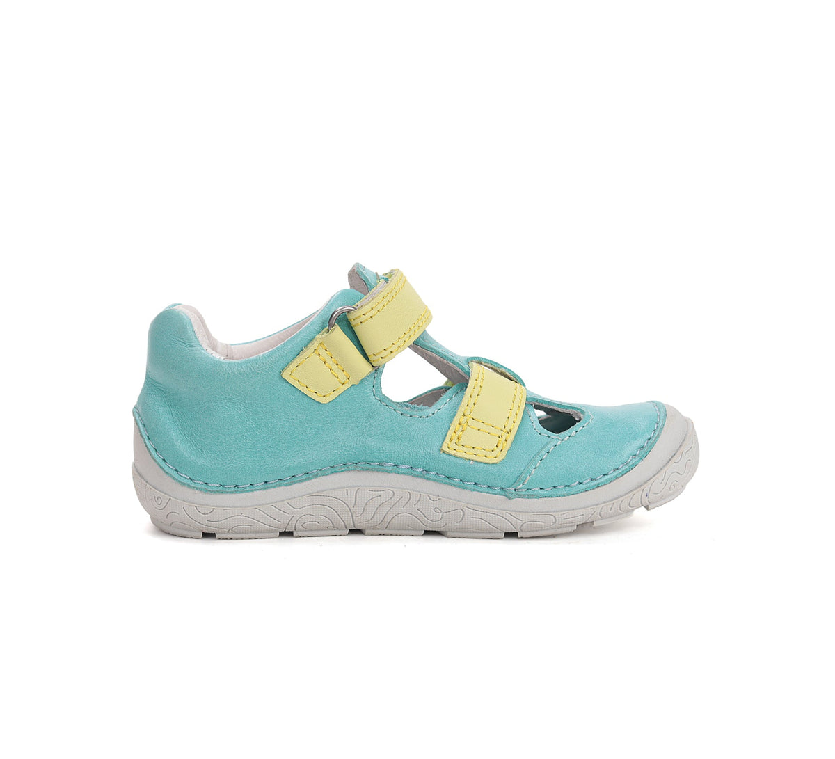 D.D.Step pantofi baieti decupati Barefoot 22-33 Turquise tenis