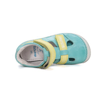 D.D.Step pantofi baieti decupati Barefoot 22-33 Turquise tenis