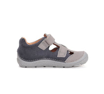 D.D.Step pantofi baieti decupati Barefoot 22-33 Royal Blue