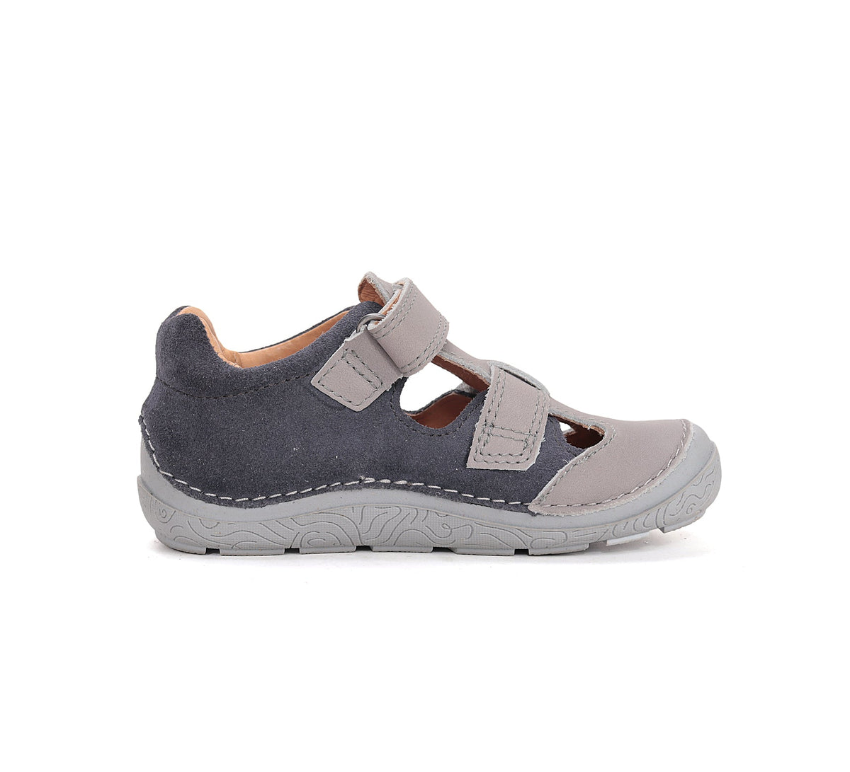 D.D.Step pantofi baieti decupati Barefoot 22-33 Royal Blue