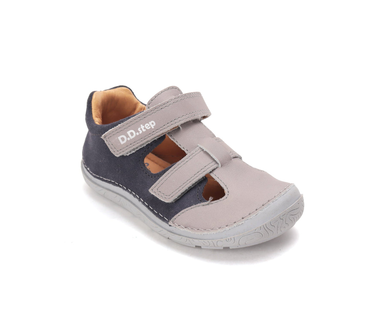 D.D.Step pantofi baieti decupati Barefoot 22-33 Royal Blue