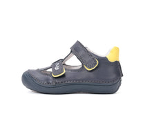 D.D.Step pantofi baieti decupati Ponte20 supinati 24-29 Royal Blue