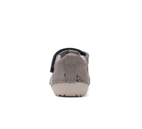 D.D.Step pantofi baieti deschisi 19-24 Grey cu pizza