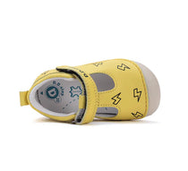 D.D.Step pantofi baieti deschisi 19-24 Yellow cu fulger