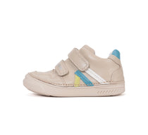 D.D.Step pantofi baieti din piele cu scai 25-36 Cream