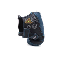 D.D.Step pantofi baieti fluorescenti Barefoot 25-30 Royal Blue cu naveta