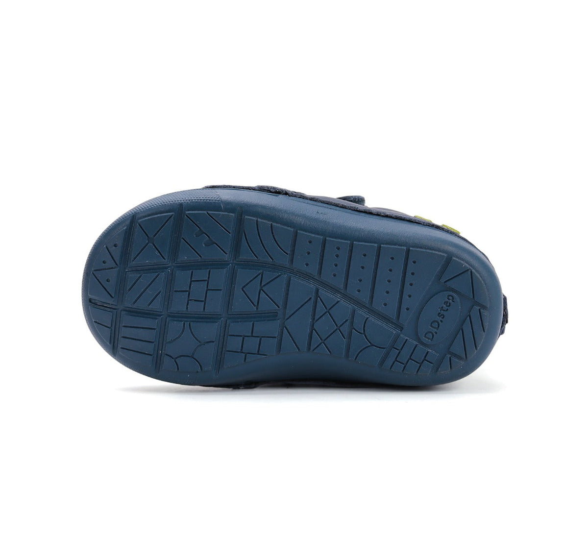 D.D.Step pantofi baieti imblaniti Primii Pasi 20-25 Bermuda Blue cu dino