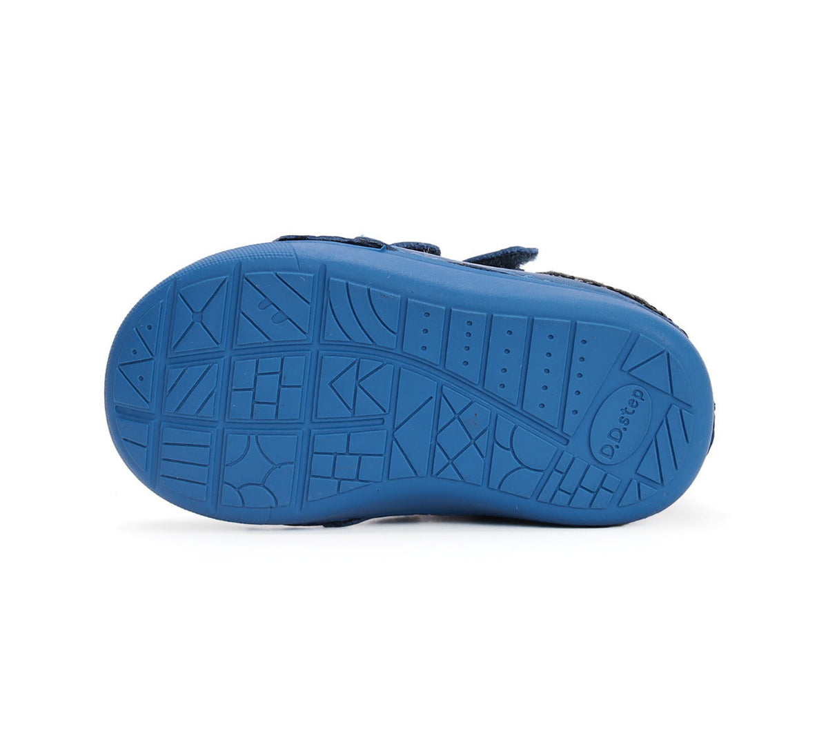 D.D.Step pantofi baieti imblaniti Primii Pasi 20-25 Bermuda Blue cu tigru
