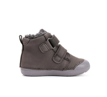 D.D.Step pantofi baieti imblaniti Primii Pasi 20-25 Khaki cu dino