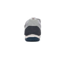 D.D.Step pantofi baieti piele 19-24 Dove Grey cu insertii