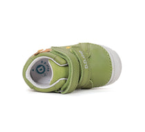 D.D.Step pantofi baieti piele 20-25 Moss Green cu raton
