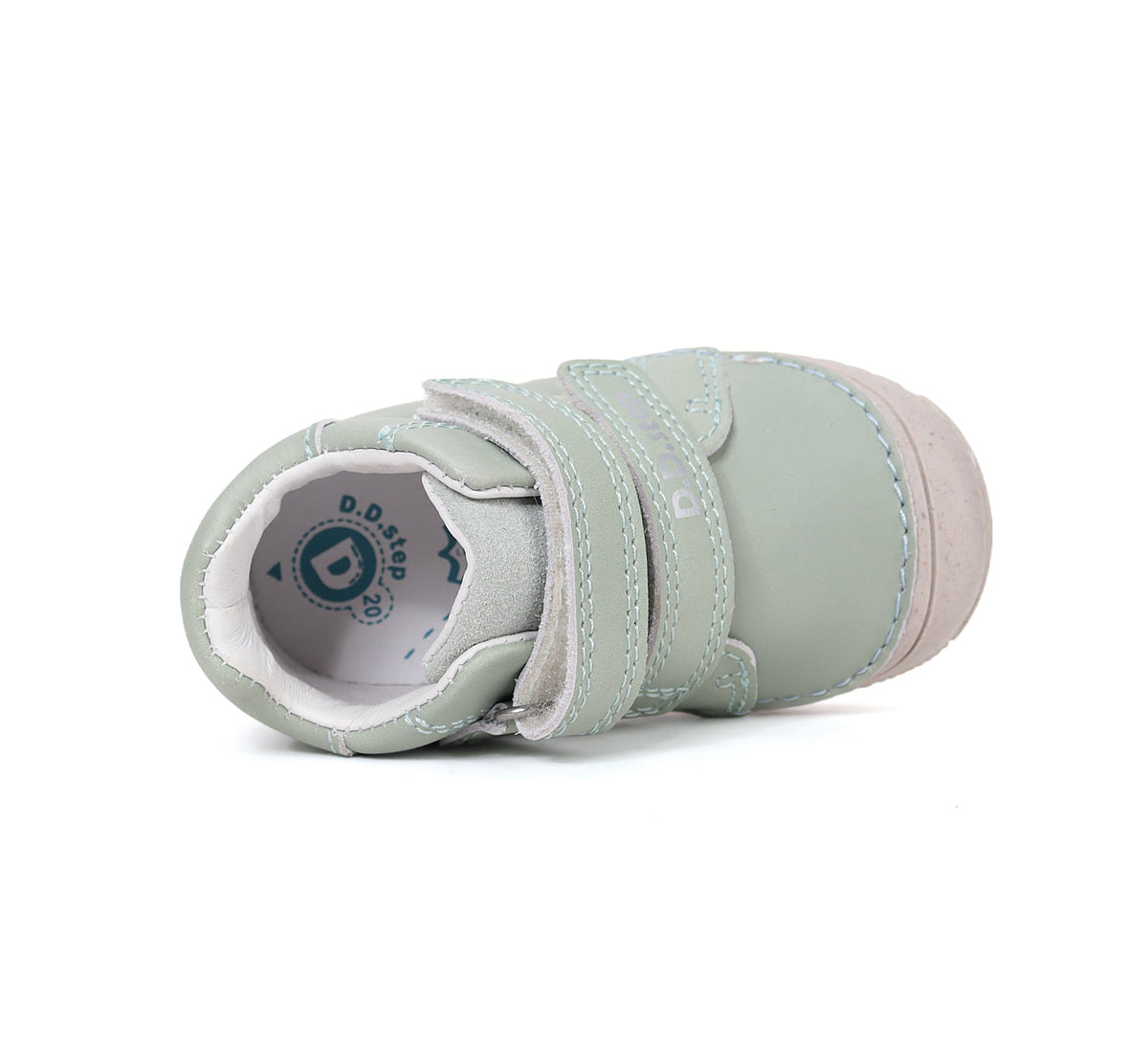 D.D.Step pantofi baieti piele 20-25 Moss Green simplu