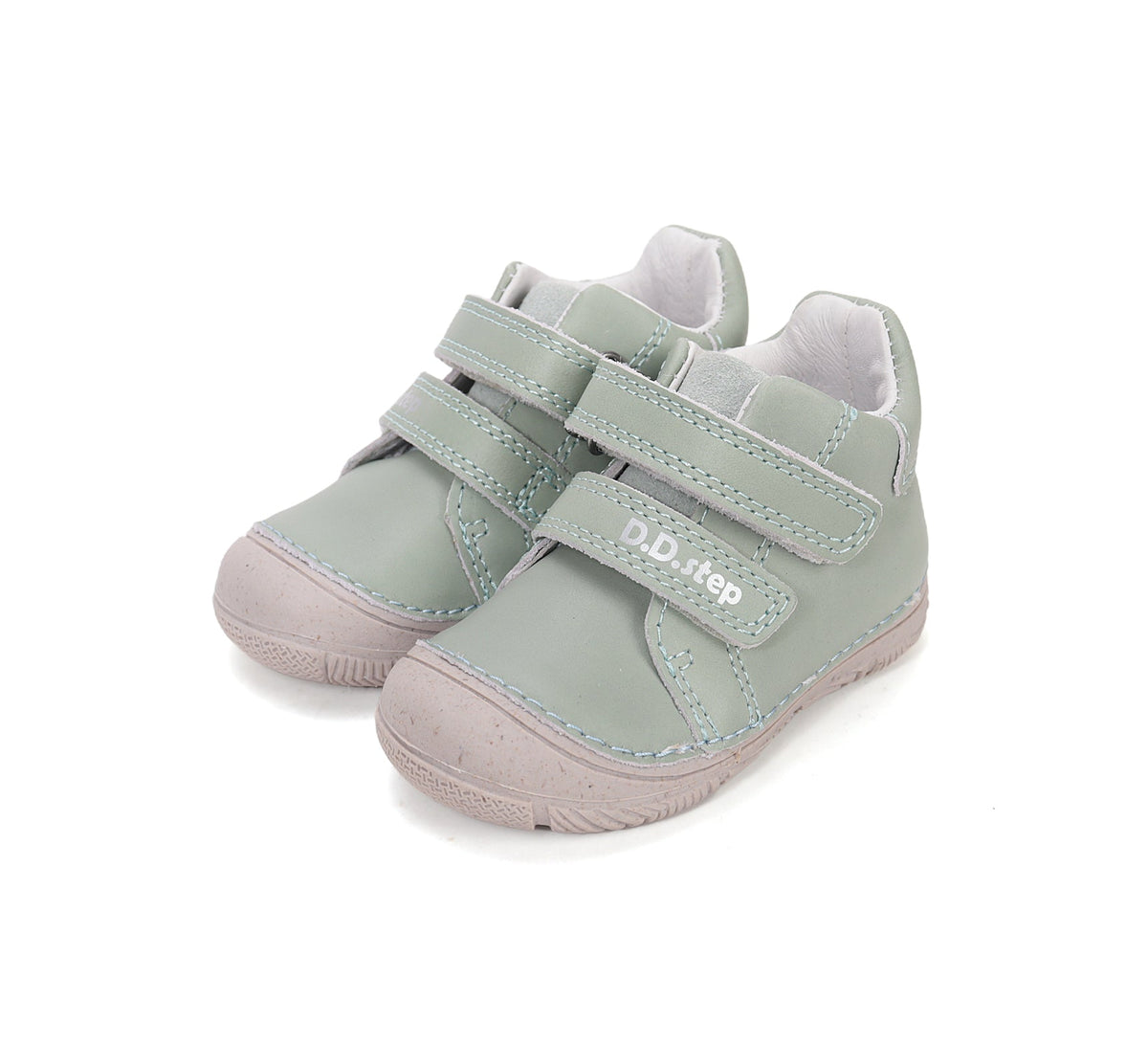 D.D.Step pantofi baieti piele 20-25 Moss Green simplu